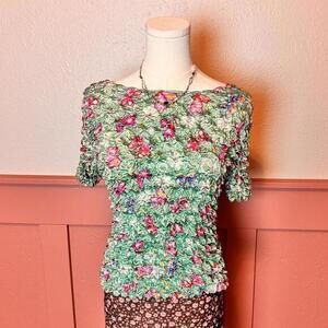 y2k fairy garden bratz 2000s popcorn bubble top green